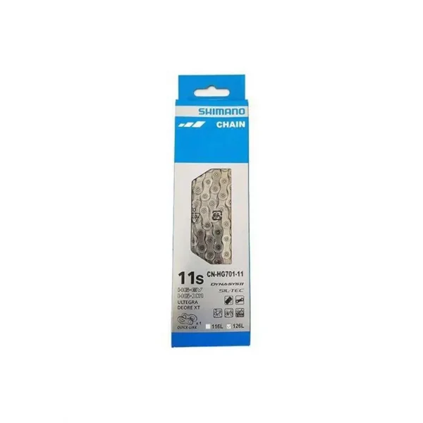 SHIMANO CN-HG701-11 BİSİKLET ZİNCİRİ 126 BAKLA W/Q-LİNK 11 VİTES GÜMÜŞ