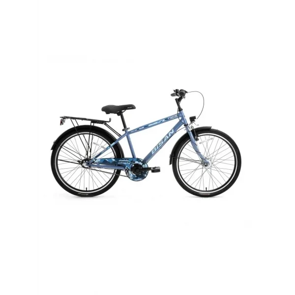 BİSAN HERO ERKEK ŞEHİR BİSİKLETİ 36CM V 24 JANT 3 VİTES METALİK MAVİ MAVİ