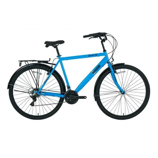 BİSAN HARDY-S ERKEK ŞEHİR BİSİKLETİ 48CM V 26 JANT 21 VİTES MAVİ SİYAH