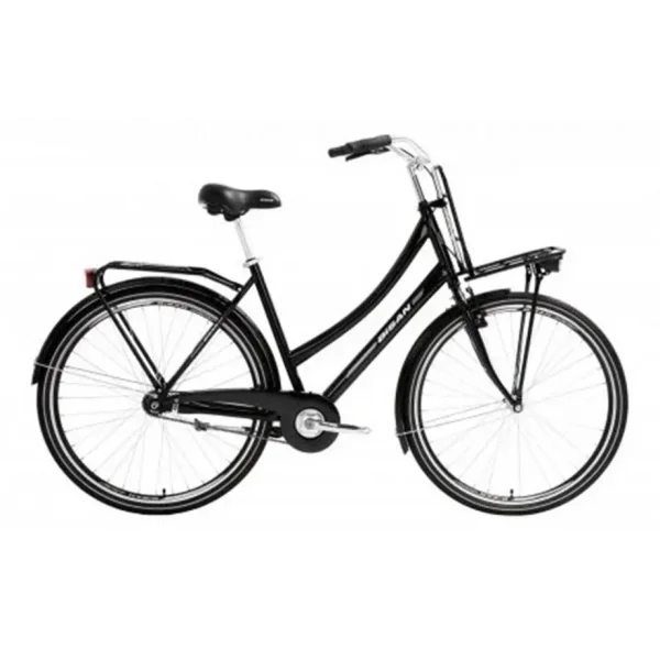 BİSAN FLUANTE C KADIN ŞEHİR BİSİKLETİ 52CM V 28 JANT 1 VİTES PARLAK SİYAH SİLVER