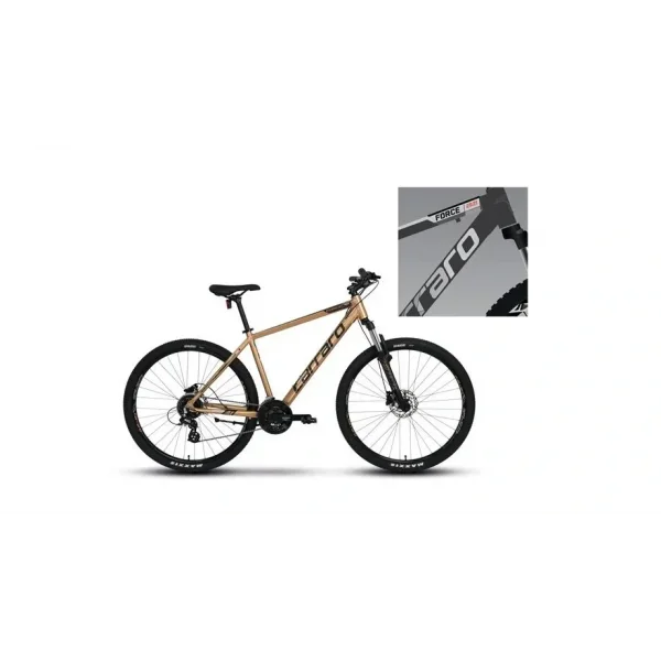 CARRARO FORCE 950 ERKEK DAĞ BİSİKLETİ 440H HD 29 JANT 24 VİTES MAT ANTRASİT GRİ KIRMIZI