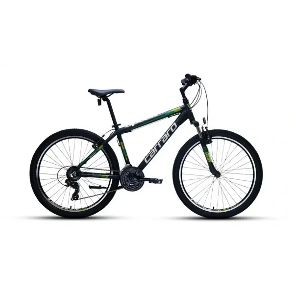 CARRARO SPEED 260 ERKEK DAĞ BİSİKLETİ 410H V 26 JANT 21 VİTES MAT SİYAH YEŞİL KOYU YEŞİL
