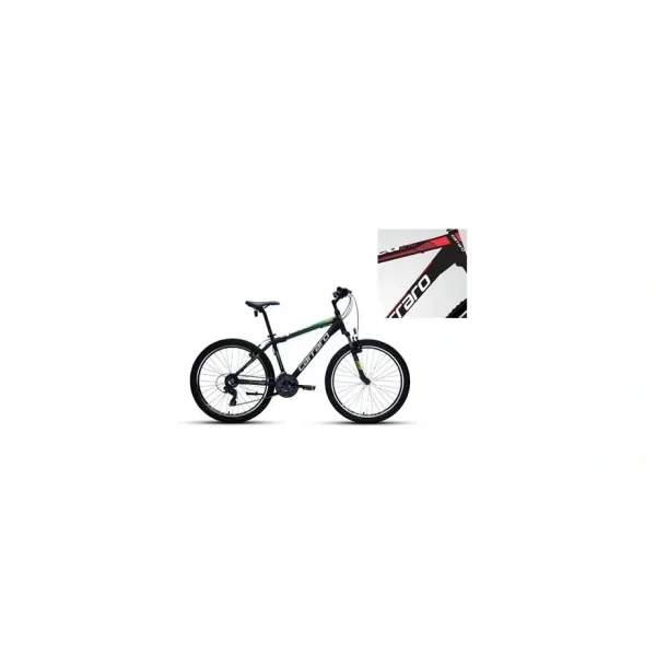 CARRARO SPEED 260 ERKEK DAĞ BİSİKLETİ 410H V 26 JANT 21 VİTES MAT SİYAH KIRMIZI KOYU KIRMIZI
