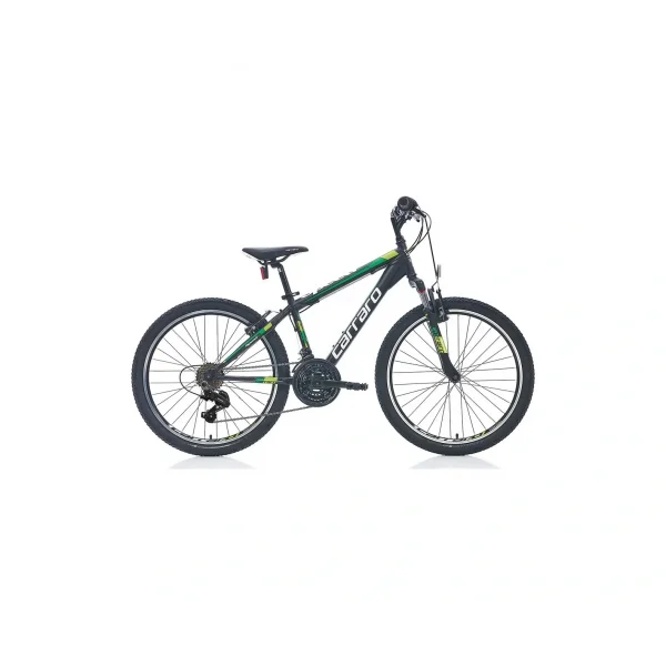 CARRARO SPEED 240 ERKEK DAĞ BİSİKLETİ 360H V 24 JANT 21 VİTES MAT SİYAH YEŞİL KOYU YEŞİL