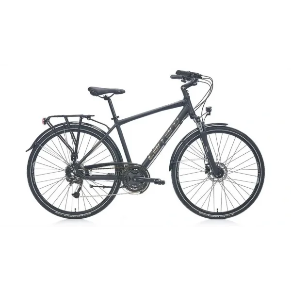 CARRARO ELITE 906 ERKEK ŞEHİR BİSİKLETİ 480H HD 28 JANT 18 VİTES MAT SİYAH PARLAK SİYAH KOYU KROM