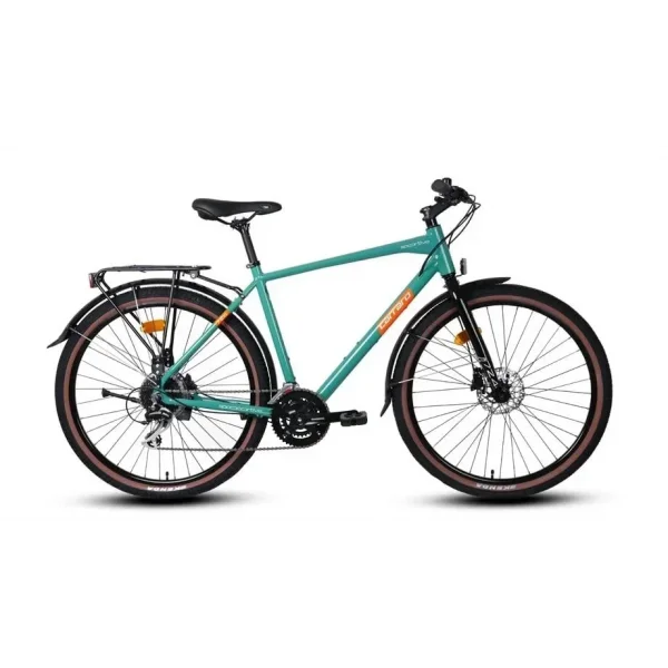 CARRARO SPORTIVE 724 ERKEK ŞEHİR BİSİKLETİ 406H HD 27.5 JANT 16 VİTES DENİZ MAVİ SİYAH TURUNCU