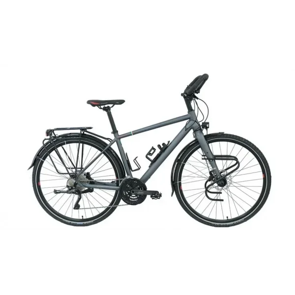 CARRARO CR-T WORLD ERKEK ŞEHİR BİSİKLETİ 460H HD 28 JANT 22 VİTES MAT ANTRASİT KIRMIZI