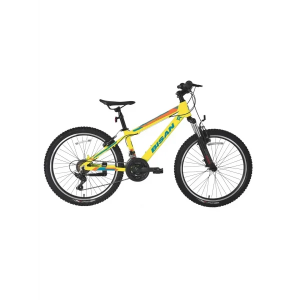 BİSAN KDX 2900-V ERKEK DAĞ BİSİKLETİ 30CM V 24 JANT 21 VİTES CAT SARI MAVİ TURUNCU