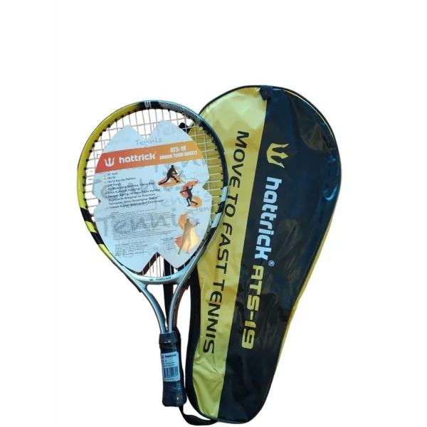 HATTRICK ATS19 JUNIOR TENİS RAKETİ 19 INCH 195GR SARI SİYAH
