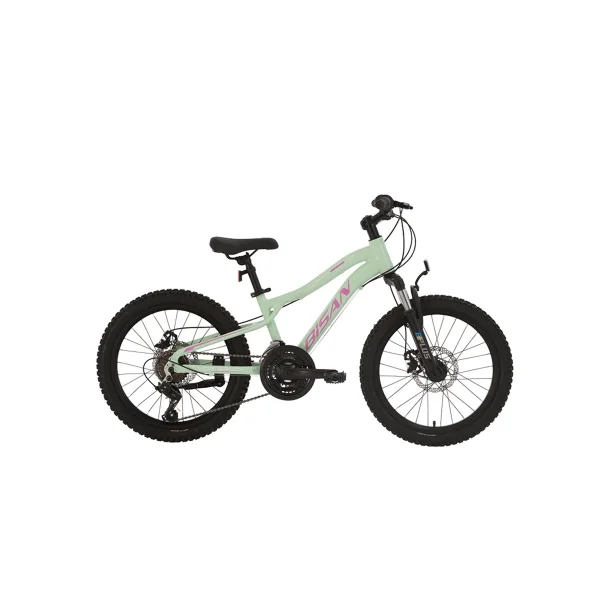 BİSAN KDX 2500-D KIZ ÇOCUK BİSİKLETİ 28CM MD 20 JANT 21 VİTES MİNT YEŞİL PEMBE BEYAZ