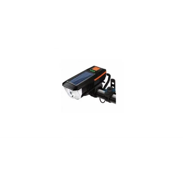 FORTE GT XBYC 6144 BİSİKLET ÖN IŞIK KORNA SİYAH TURUNCU