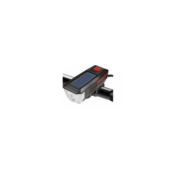 FORTE GT XBYC 6144 BİSİKLET ÖN IŞIK KORNA SİYAH KIRMIZI
