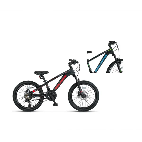 ÜMİT 2051 SOLARIS ERKEK ÇOCUK BİSİKLETİ 254H MD 20 JANT 21 VİTES BLACK BLUE