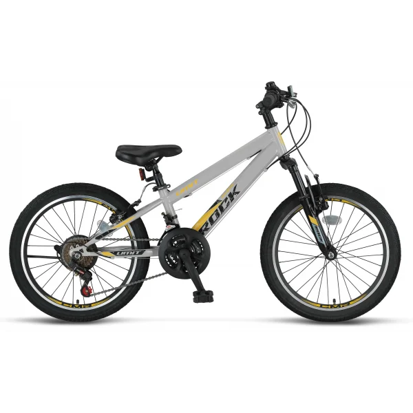 ÜMİT 2068 ROCK V ERKEK ÇOCUK BİSİKLETİ 20 JANT 18 VİTES GREY YELLOW