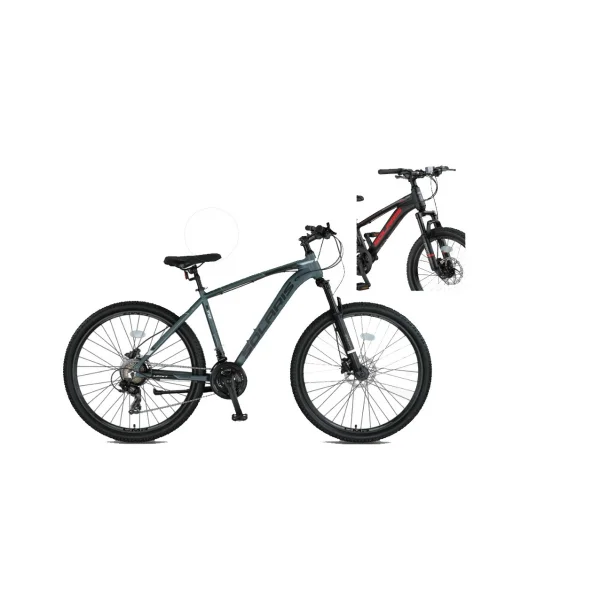 ÜMİT 2751 SOLARIS-M-MD ERKEK DAĞ BİSİKLETİ 460H 27.5 JANT 21 VİTES BLACK RED