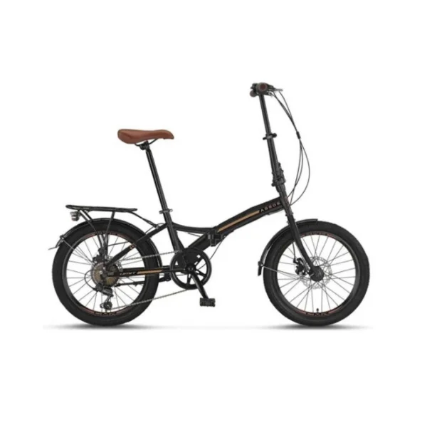ÜMİT 2035 ASSOS 2D KATLANIR BİSİKLET V 20 JANT 6 VİTES SİYAH GOLD