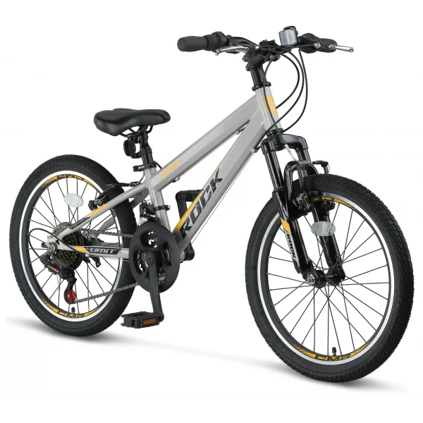 ÜMİT 2468 ROCK ERKEK DAĞ BİSİKLETİ MSV-V 24 JANT 21 VİTES GRİ SARI