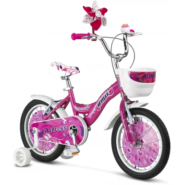 ÜMİT 1664 ACTRES-BMX-SEPET-V-KIZ ÇOCUK BİSİKLETİ 16 JANT PEMBE