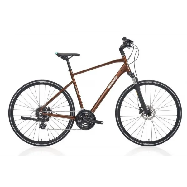 BIANCHI NEWTOURER 24 ALTUS ERKEK ŞEHİR BİSİKLETİ 510H HD 28 JANT 24 VİTES A5 KAHVERENGİ BEYAZ
