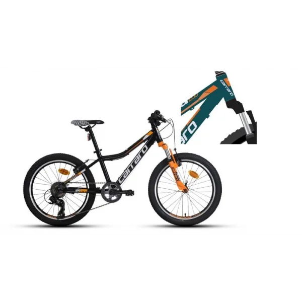 CARRARO SPEED 200 ERKEK ÇOCUK BİSİKLETİ 300H V 20 JANT 7 VİTES SATEN MAVİ TURUNCU BEYAZ