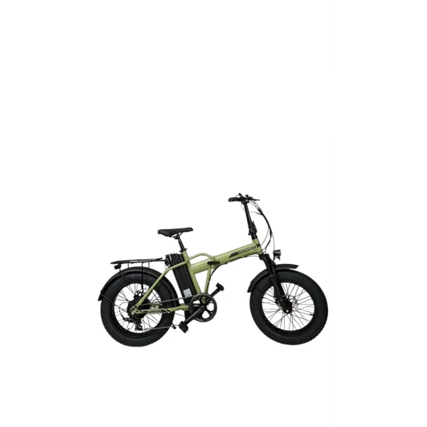 MOSSO VALTHERA-RR ELEKTRİKLİ KATLANIR BİSİKLET 420H MD 20 JANT 7 VİTES YEŞİL SİYAH