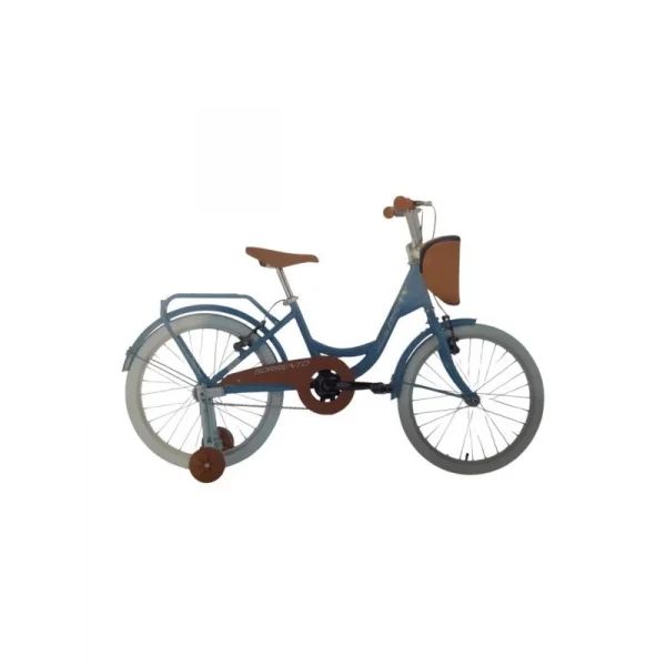 BİSAN SORRENTO-S KIZ ÇOCUK BİSİKLETİ 30CM 20 JANT BEBE MAVİ SİLVER