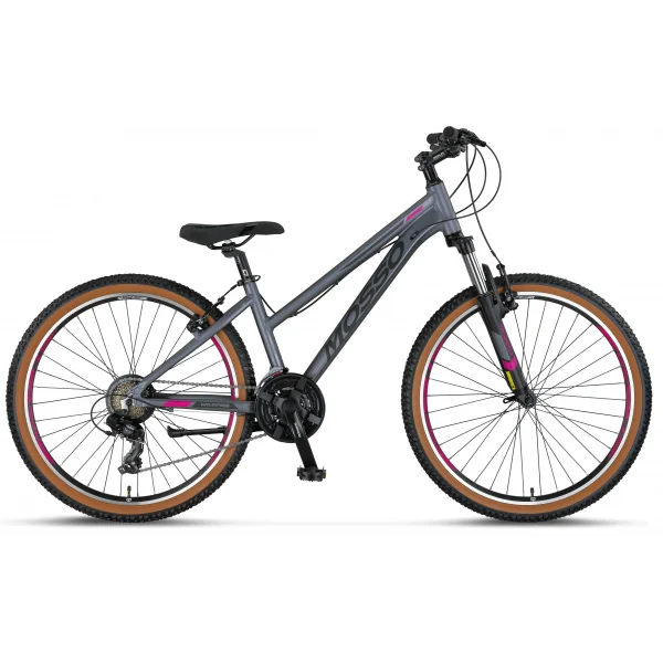 MOSSO WILDFIRE L-26-V KADIN DAĞ BİSİKLETİ 355H V 26 JANT 21 VİTES MAT ANTRASİT