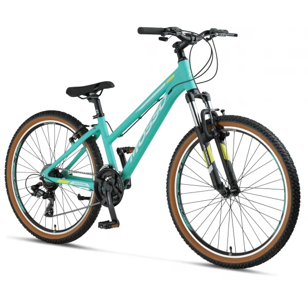 MOSSO WILDFIRE L-26-V KADIN DAĞ BİSİKLETİ 355H V 26 JANT 21 VİTES MAT TURKUAZ