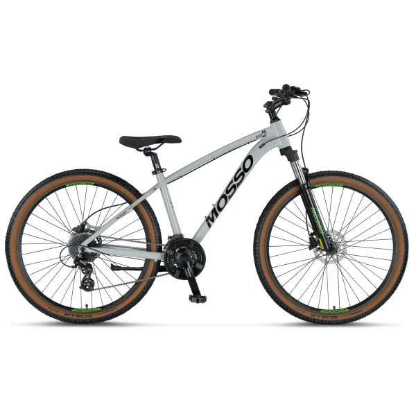 MOSSO RACELINE-27-HD ERKEK DAĞ BİSİKLETİ 406H 27,5 JANT 24 VİTES NARDO GREY