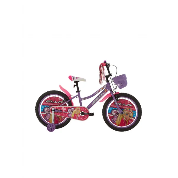 BİSAN ELLA KIZ ÇOCUK BİSİKLETİ 30 CM V 20 JANT LİLA BEYAZ