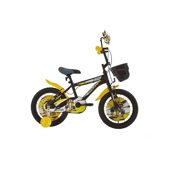 BİSAN FLASH ERKEK ÇOCUK BİSİKLETİ 26CM V 16 JANT MAT SİYAH SARI