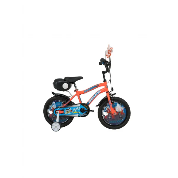 BİSAN BOBO ÇOCUK BİSİKLETİ 26CM 16 JANT NEON TURUNCU MAVİ