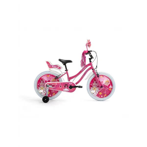 BİSAN QUEEN KIZ ÇOCUK BİSİKLETİ 30CM V 20 JANT METALİK PEMBE PEMBE