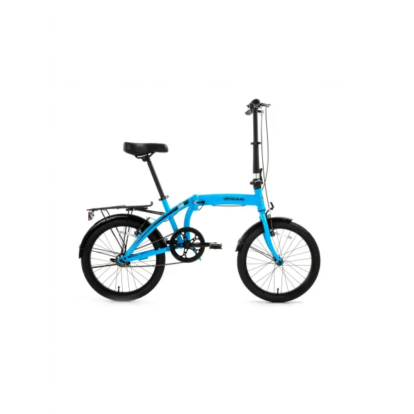 BİSAN TWIN KATLANIR BİSİKLET 32CM V 20 JANT 1 VİTES AÇIK MAVİ SİYAH