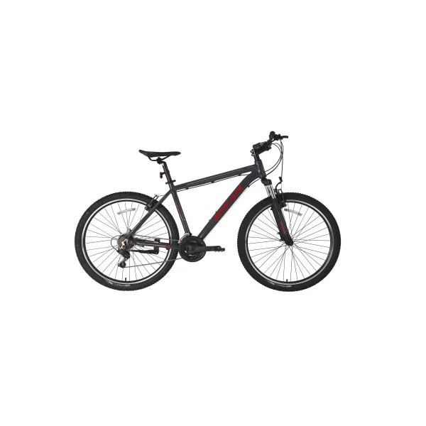 BİSAN ATLAS ERKEK DAĞ BİSİKLETİ 43CM V 26 JANT 21 VİTES PARLAK GRİ KIRMIZI