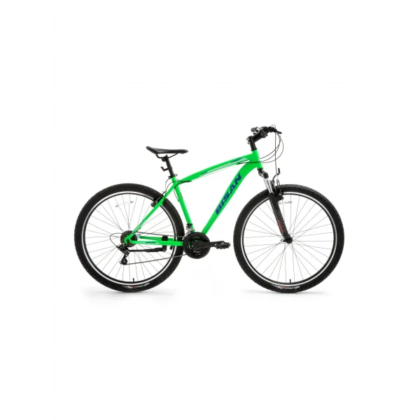 BİSAN LEON ERKEK DAĞ BİSİKLETİ 48CM V 27.5 JANT 21 VİTES NEON YEŞİL LACİVERT
