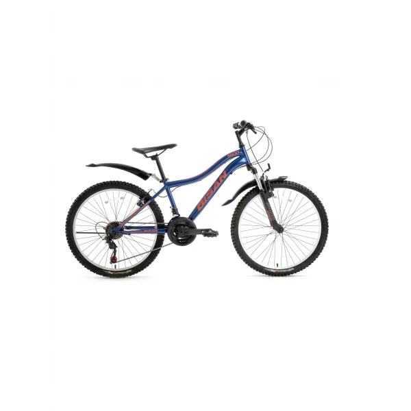 BİSAN ROCKY ERKEK DAĞ BİSİKLETİ 42CM V 26 JANT 21 VİTES LACİVERT KIRMIZI