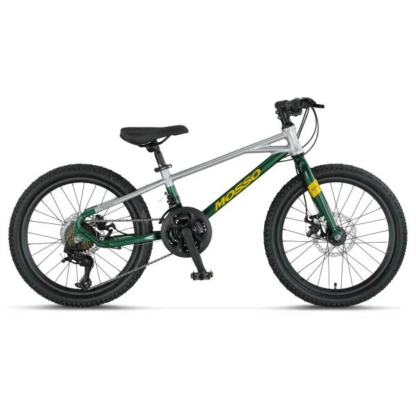 MOSSO DEMARCH M-20-MD ERKEK ÇOCUK BİSİKLETİ  228H 20 JANT 21 VİTES SİLVER GREEN