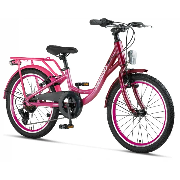 MOSSO INFINITY-20-V KIZ ÇOCUK BİSİKLETİ 254H 20 JANT 6 VİTES PINK FUXIA