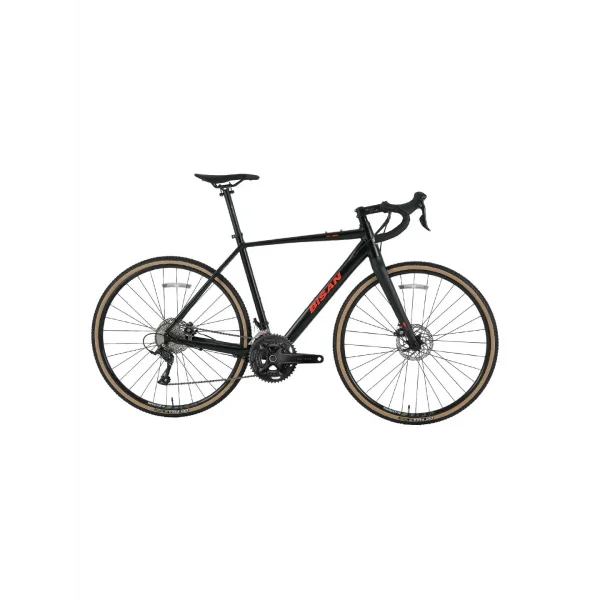 BİSAN ALL TRAIL GRX400 ERKEK YARIŞ BİSİKLETİ 500H HD 28 JANT 20 VİTES MAT SİYAH KIRMIZI