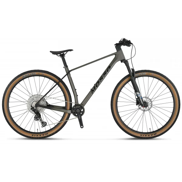 MOSSO LANTOP 612 PLUS HD ERKEK DAĞ BİSİKLETİ KARBON 430H  29 JANT 12 VİTES MAT SİYAH GRİ