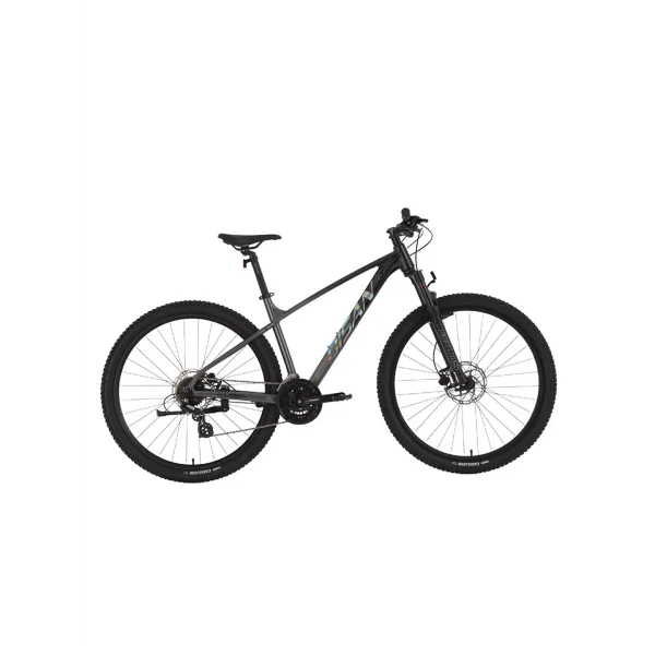 BİSAN BOLD 8.3 ERKEK DAĞ BİSİKLETİ 33CM HD 26 JANT 24 VİTES SİYAH GRİ GRİ