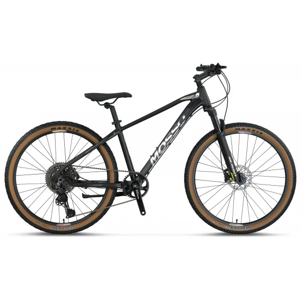 MOSSO BLACK EDITION-27 CUES ERKEK DAĞ BİSİKLETİ 457H HD 27.5 JANT 11 VİTES MAT SİYAH CHROME