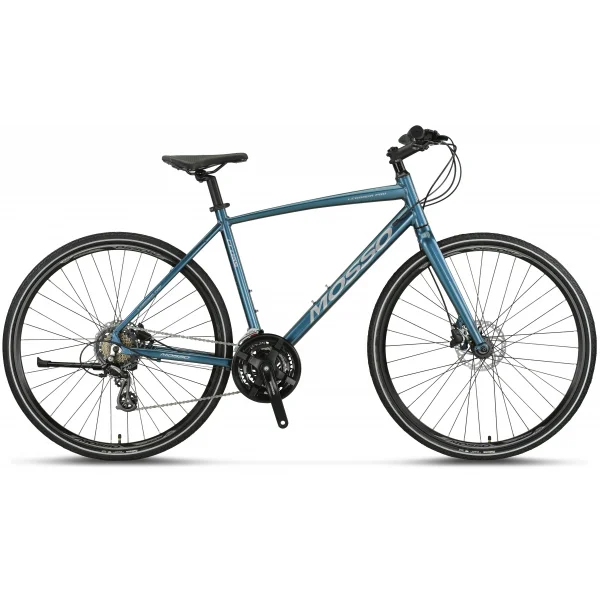 MOSSO LEGARDA-PRO-X21-MDM ERKEK ŞEHİR BİSİKLETİ 510H HD 28 JANT 21 VİTES MAVİ GÜMÜŞ