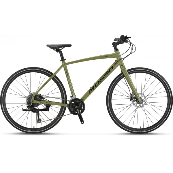 MOSSO LEGARDA-PRO-X18-MDM ERKEK ŞEHİR BİSİKLETİ 510H HD 28 JANT 18 VİTES YEŞİL SİYAH