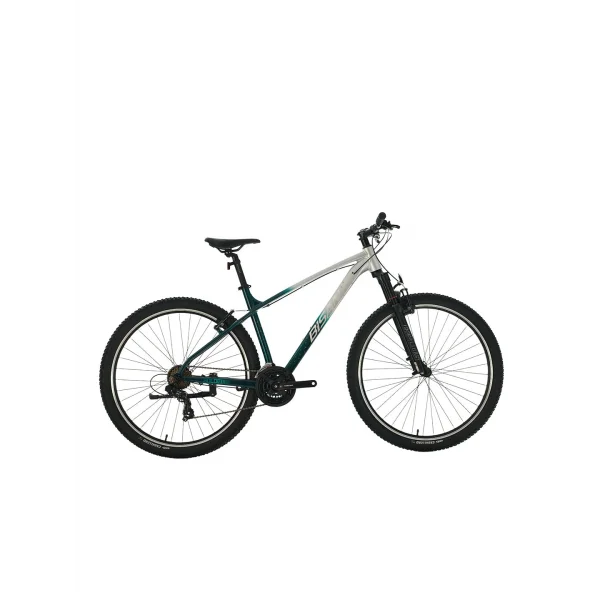 BİSAN BOLD 8.3 ERKEK DAĞ BİSİKLETİ 48CM HD 27.5 JANT 24 VİTES GRİ KOYU YEŞİL KROM