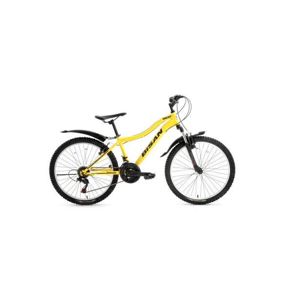 BİSAN ROCKY ERKEK DAĞ BİSİKLETİ 42CM V 26 JANT 21 VİTES CAT SARI SİYAH