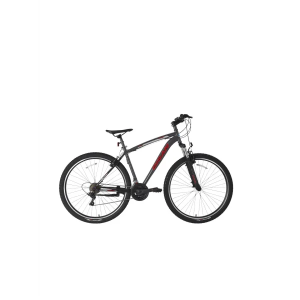 BİSAN LEON ERKEK DAĞ BİSİKLETİ 48CM V 27.5 JANT 21 VİTES MAT GRİ TURUNCU