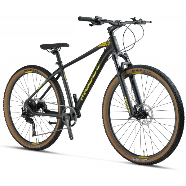 MOSSO GOLD EDITION-29 CUES ERKEK DAĞ BİSİKLETİ 457H HD 29 JANT 9 VİTES MAT SİYAH GOLD
