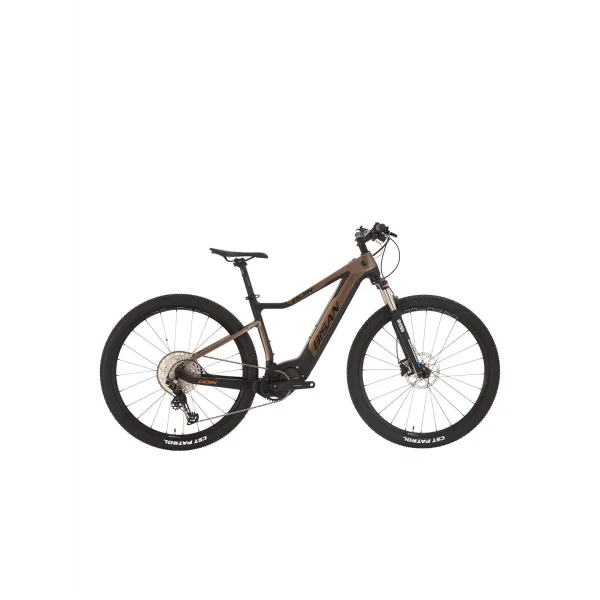 BİSAN ODIN DEORE ELEKTRİKLİ ERKEK DAĞ BİSİKLETİ 43CM HD 29 JANT 12 VİTES KAHVERENGİ TURUNCU SARI